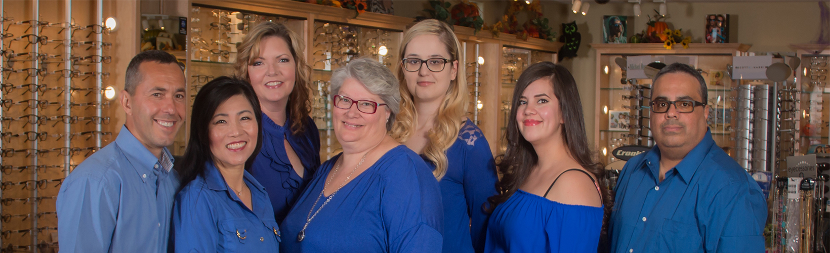 Golden Eye optometry staff who smiles