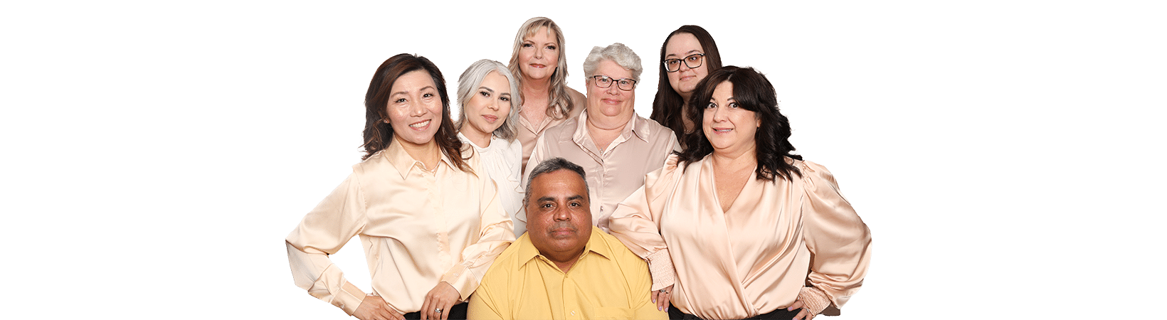 a picture with the golden eye optometry staff