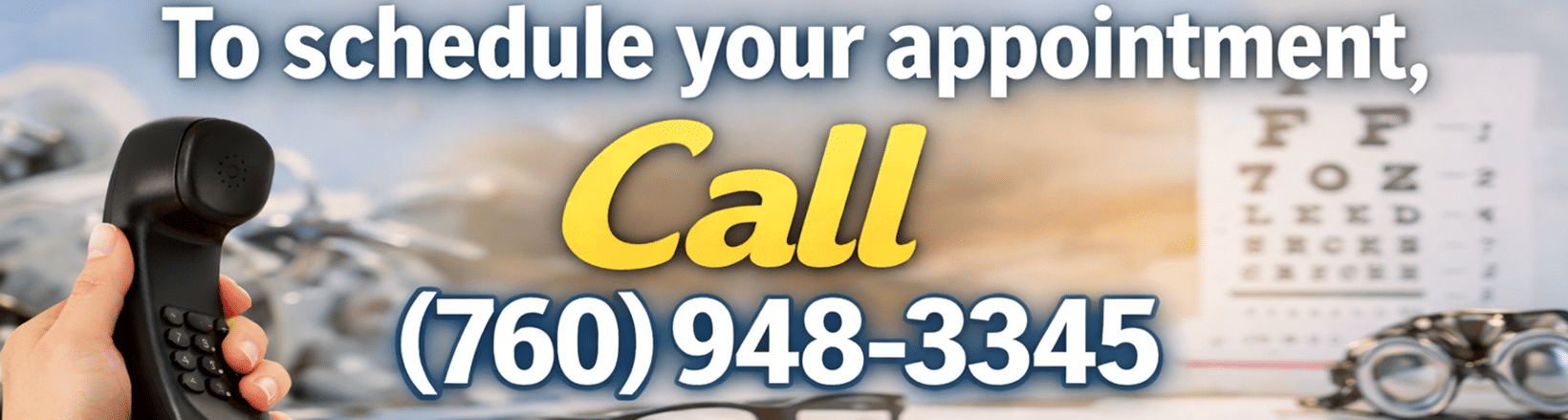 to schedule your appointment call 7609483345 call us to schedule your appointment message