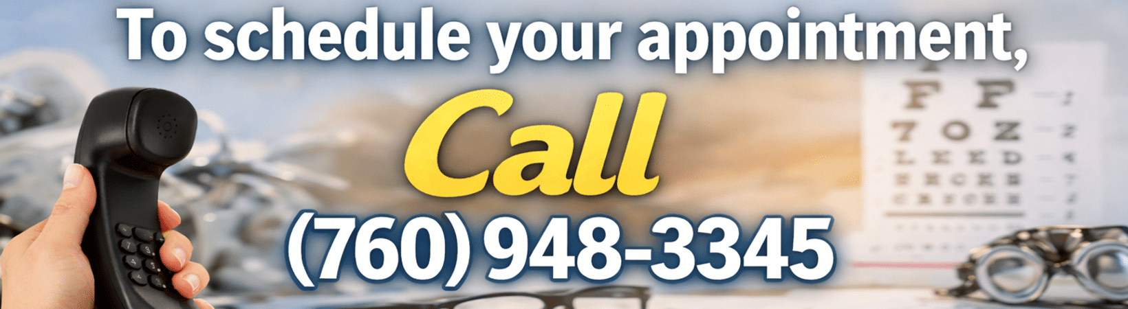 to schedule your appointment call 7609483345 call us to schedule your appointment message